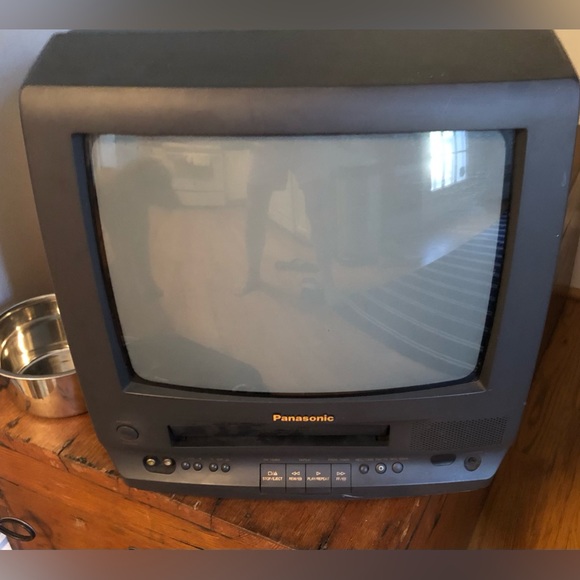 Panasonic Other Vintage Black Panasonic Tv With Built In Vcr Poshmark